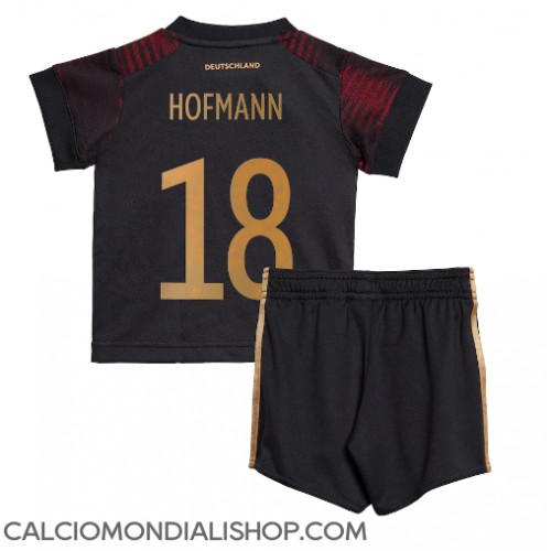 Maglie da calcio Germania Jonas Hofmann #18 Seconda Maglia Bambino Mondiali 2022 Manica Corta (+ Pantaloni corti)